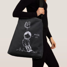 Absolument pas/Leaning sur un panneau de rue blanc