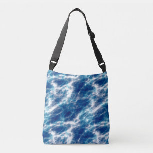 Sac Ajustable Abstrait bleu et blanc