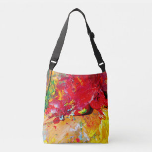 Sac Ajustable Abstrait De Palette Artiste Colorée
