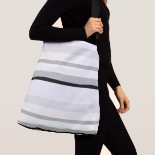 Sac Ajustable Abstrait noir, blanc et vert