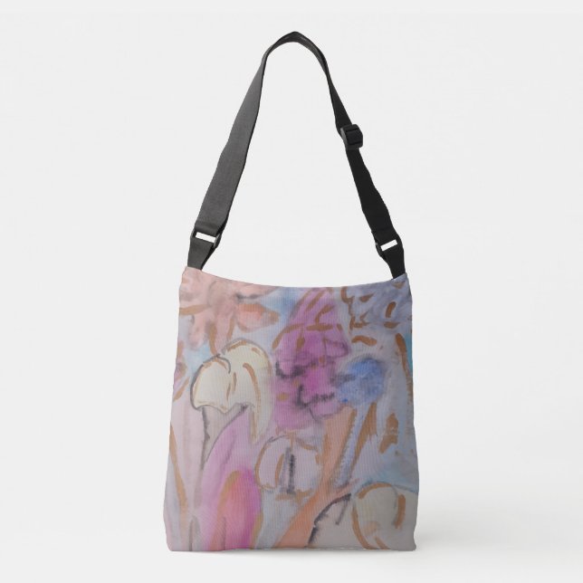 Sac Ajustable Abstrait Pastel Floral (Devant)
