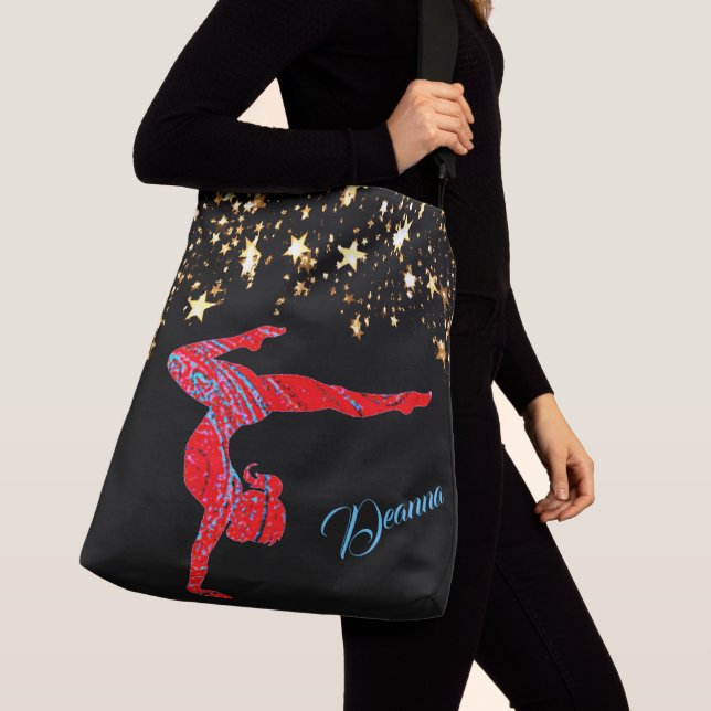 Sac Ajustable Abstraite Gymnaste Gold Stars Personnalisé Fourre- (De près)