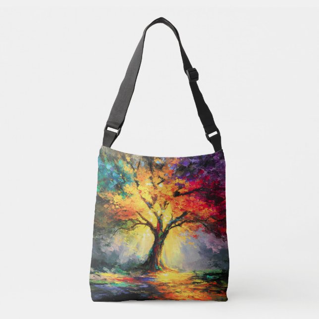 Sac Ajustable Abstraite nature spirituelle Arbre de vie (Devant)