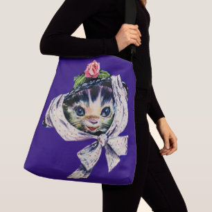 Sac Ajustable adorable chatte kitten dans un casquette chaton ki