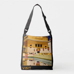 Sac Ajustable Affiche de voyage Inde art indien vintage