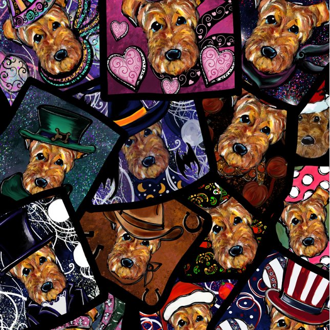 SAC AJUSTABLE AIREDALE TERRIER (Créateur téléchargé)