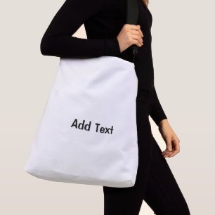 Sac Ajustable Ajouter Texte Imprimé Noir Texte Mariage Party Sho