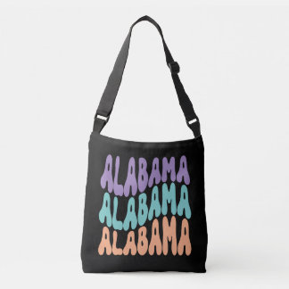 Sac Ajustable Alabama USA State retro design Crossbody Bags