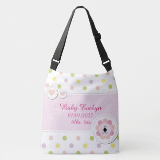 Sac Ajustable All Over Print Personalized Baby Tote Shoulder Bag
