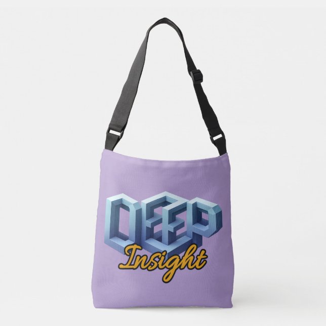 Sac Ajustable All-Over-Print Tote, Cross-Body Bag (Devant)