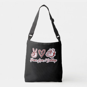 Sac Ajustable Amateurs de Bulldog Bulldog Peace Love Bulldog P