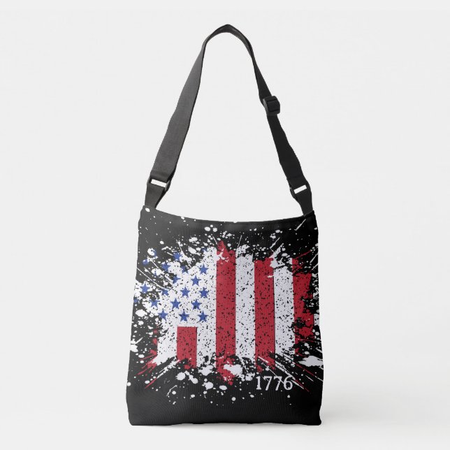 Sac Ajustable American Peace Flag 1776 États américains C (Devant)