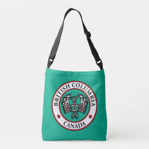 Sac Ajustable Amérindien Noir Haida Art Thunderbird