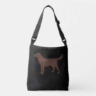 Sac Ajustable Amoureux des chiens Chocolat Labrador Chien Silh