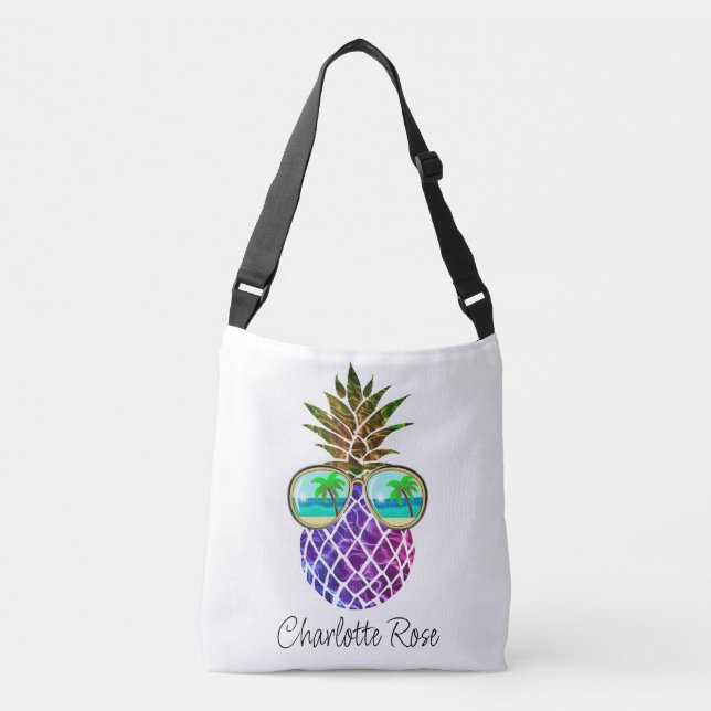 Sac Ajustable Ananas rose tropicale (Devant)