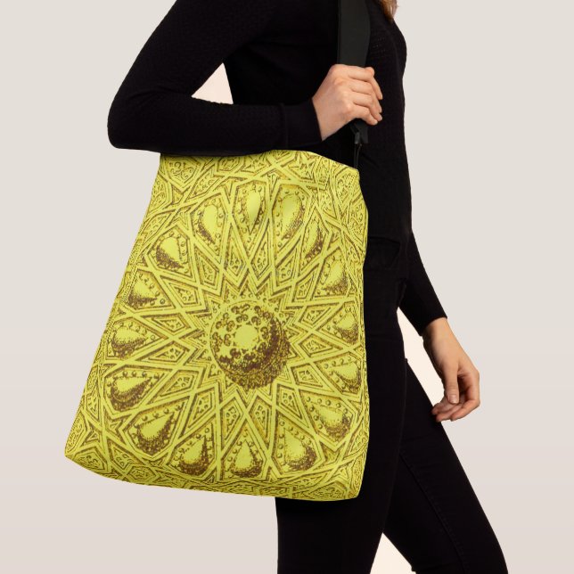 Sac Ajustable ancien motif moyen-oriental (De près)