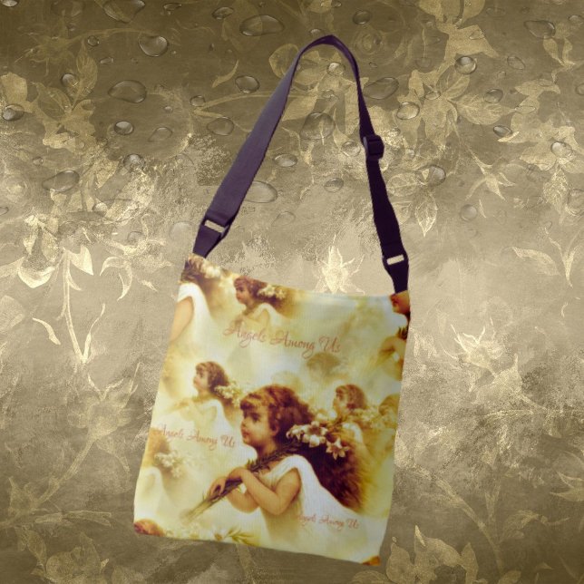 Sac Ajustable Angels Amoung Us Crossbody Bag (Créateur téléchargé)