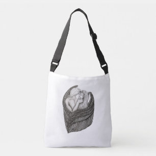 Sac Ajustable Angels Kissing, noir et blanc Design