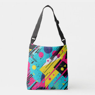 Sac Ajustable Années 80 Motif géométrique rétro