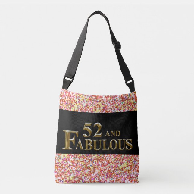 Sac Ajustable Anniversaire 52 ans (Devant)