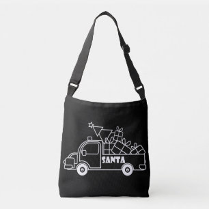Sac Ajustable Aperçu camion de Noël Père Noël vue côté voiture