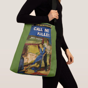 Sac Ajustable Appelez-moi la couverture de la fiction de pulpe K
