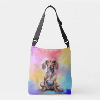 Sac Ajustable Aquarelle Dachshund