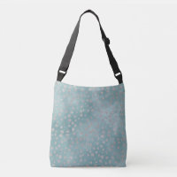 Aquarelle d'hiver Aqua et Pois de Parties scintill