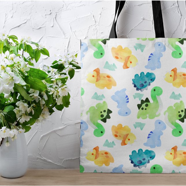 Sac Ajustable Aquarelle Dinosaure Motif sans couture (Créateur téléchargé)