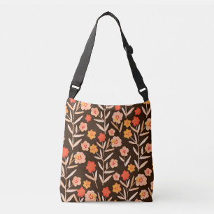Sac Ajustable Aquarelle Florale : Texture tirée à la main