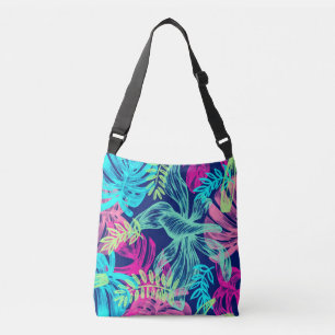 Sac Ajustable Aquarelle tropicale Néon Feuille  