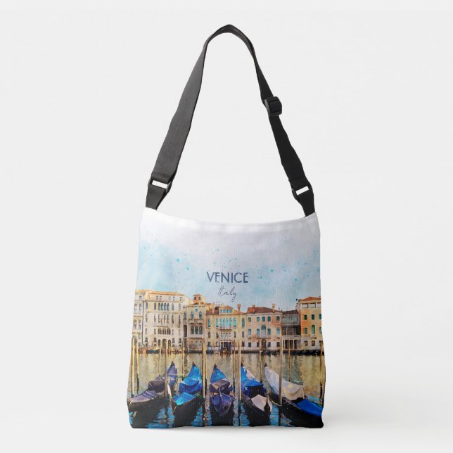 Sac Ajustable Aquarelle VENEZIA VENICE - Italie souvenir de voya (Devant)