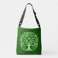 Arbre de Vie Nœud Celtique Vert Émeraude