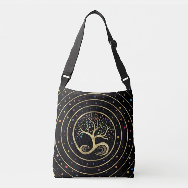 Sac Ajustable Arbre de vie - Spirale infini (Devant)