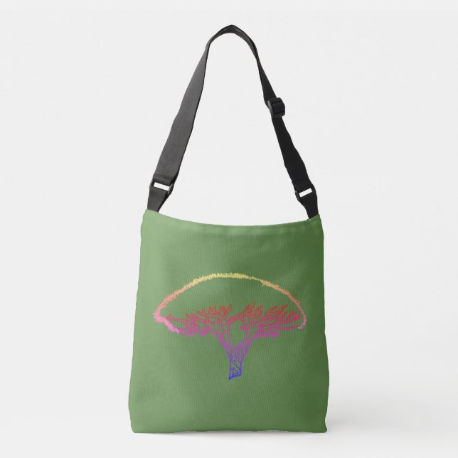 Sac Ajustable Arbre, Socotra Dragon Tree Dessin Fourre-tout (Devant)