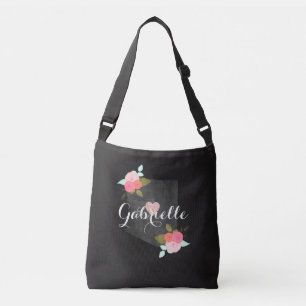 Sac Ajustable Arizona Monogram State Aquarelle Floral & Coeur
