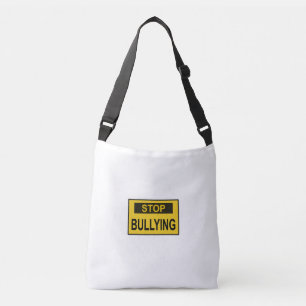 Sac Ajustable Arrêter le signe jaune d'intimidation