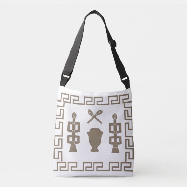 Sac Ajustable Art de la scène tribale africaine Abstraite (Devant)