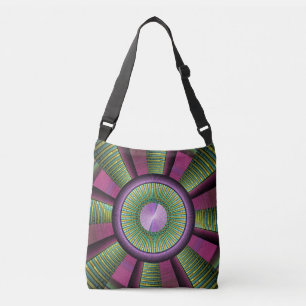 Sac Ajustable Art Fractal Moderne Rond Et Coloré