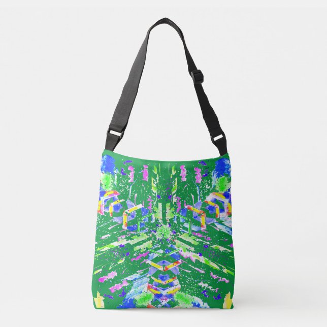 Sac Ajustable Art numérique fascinant dans des couleurs vives (Devant)