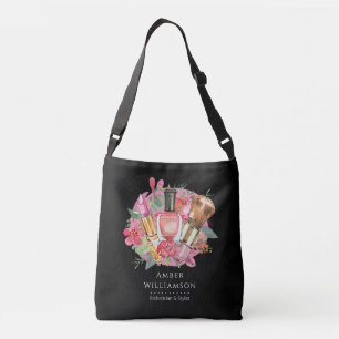 Sac Ajustable Artiste de Maquillage Beauté Florale Rose Moderne