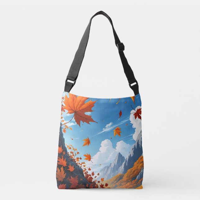 Sac Ajustable Authumn leaves orange (Devant)