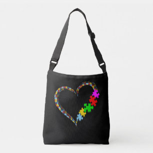 Sac Ajustable Autiste Pièce du puzzle du coeur de la Sensibili