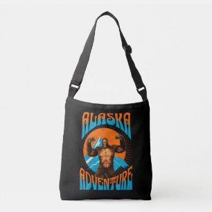 Sac Ajustable Aventure rétro Sasquatch de montagne en Alaska