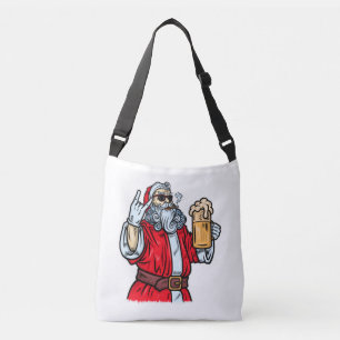 Sac Ajustable Bad Père Noël, Rock, Bière et Cigar