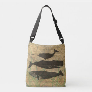 Sac Ajustable Baleine antique Vie marine