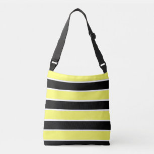 Sac Ajustable Bandes noires, jaunes et blanches