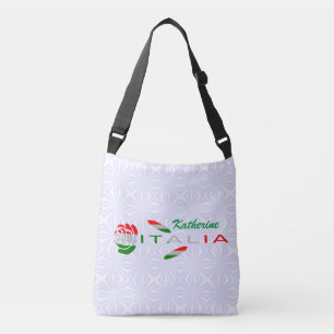 Sac Ajustable Bandiera d'Italia Rosa Personnalisée