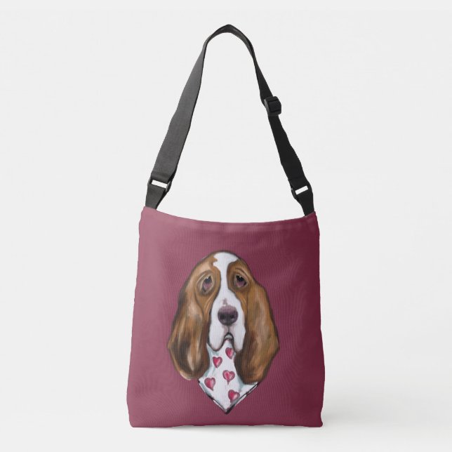 Sac Ajustable Basset Hound (Devant)