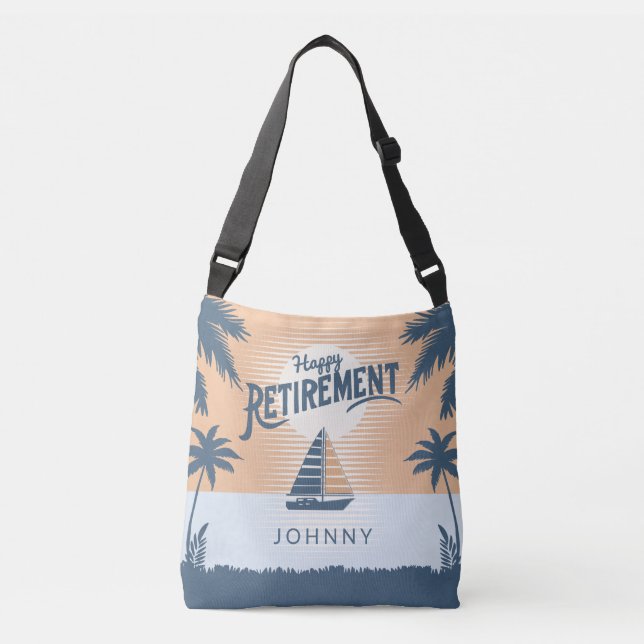 Sac Ajustable Bateau à voile au coucher du soleil (Devant)